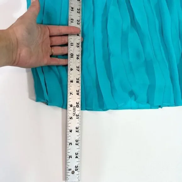 Lilly Pulitzer Jillie Chiffon Strapless Dress Women's 8 Silk Empire Mini NWT - Picture 4 of 13